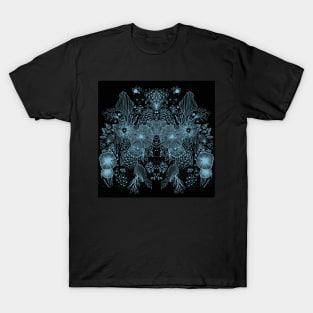 ABSTRACT PATTERN BLUE T-Shirt